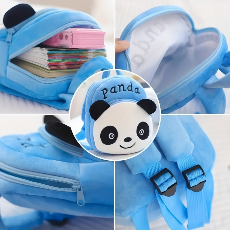 Kids' Cute Plush Animal Backpack & Coin Purse