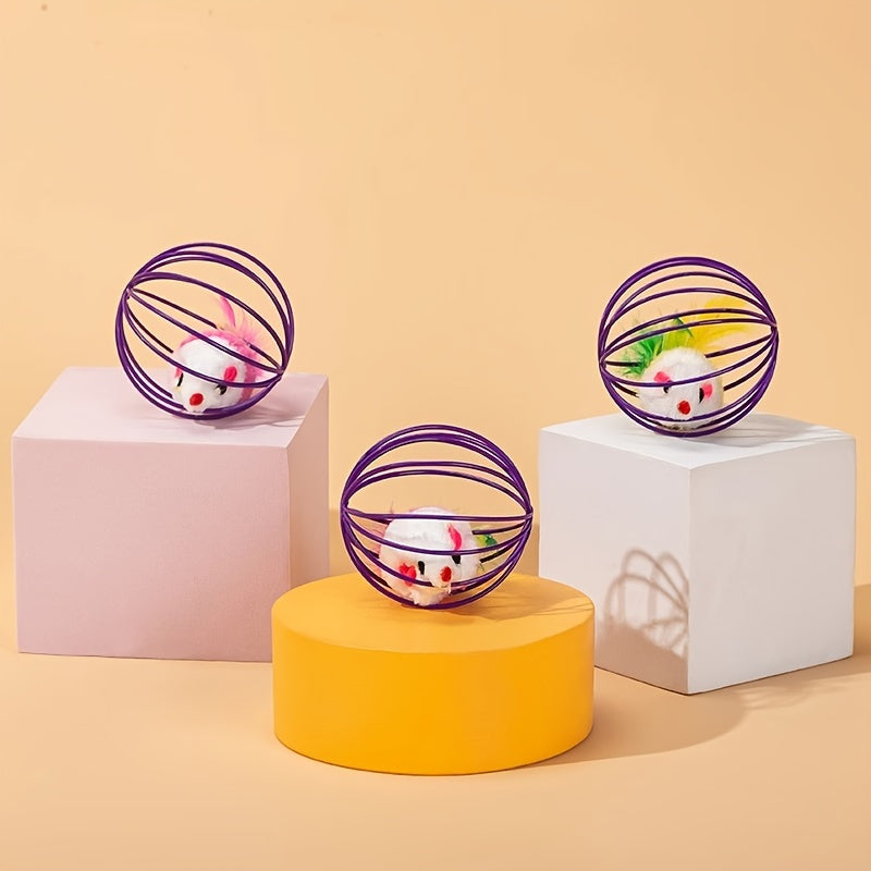 Interactive Feather Tail Cat Toy