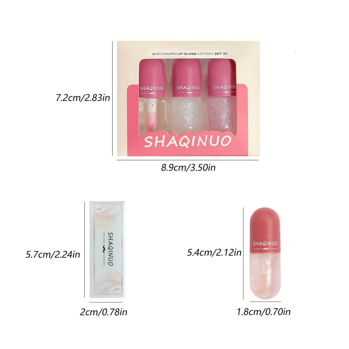 3pcs/1pc Color-Changing Lip Balm & Lip Oil – Moisturizing Gloss, Perfect for Gifts