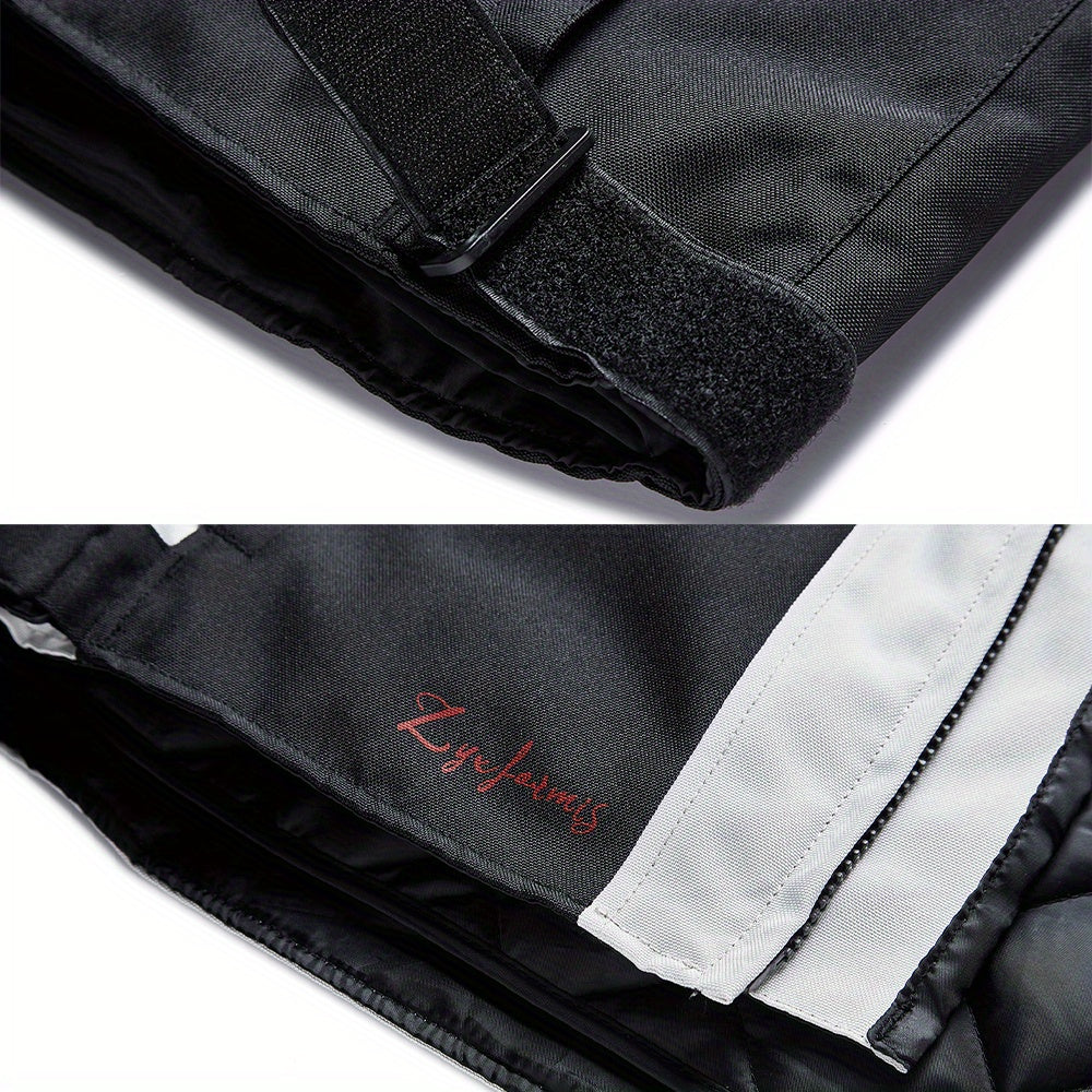 ZYXFORMIS Men's Armored Motorcycle Jacket – Windproof & Waterproof