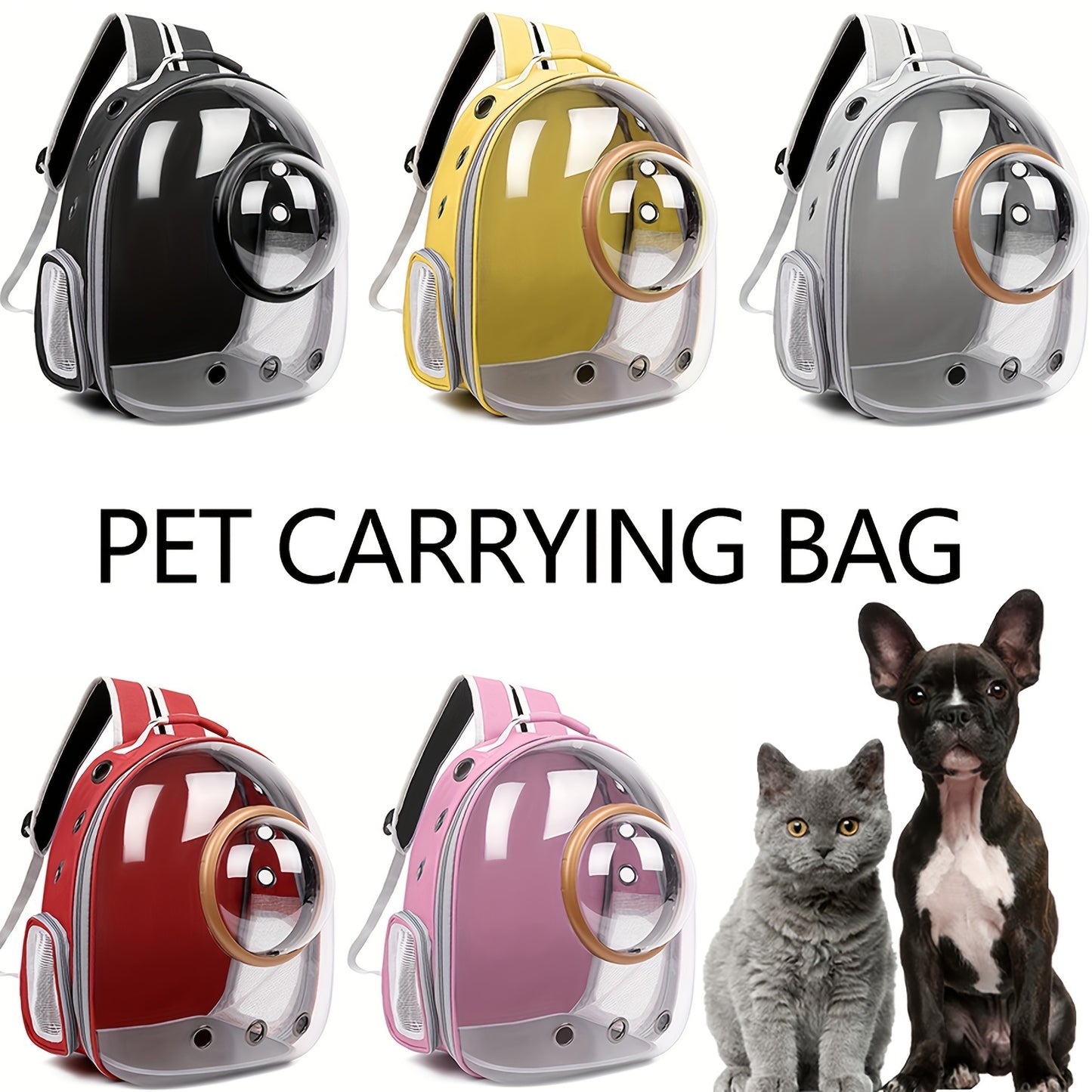 Space Capsule Pet Backpack – Breathable & SpaciouS