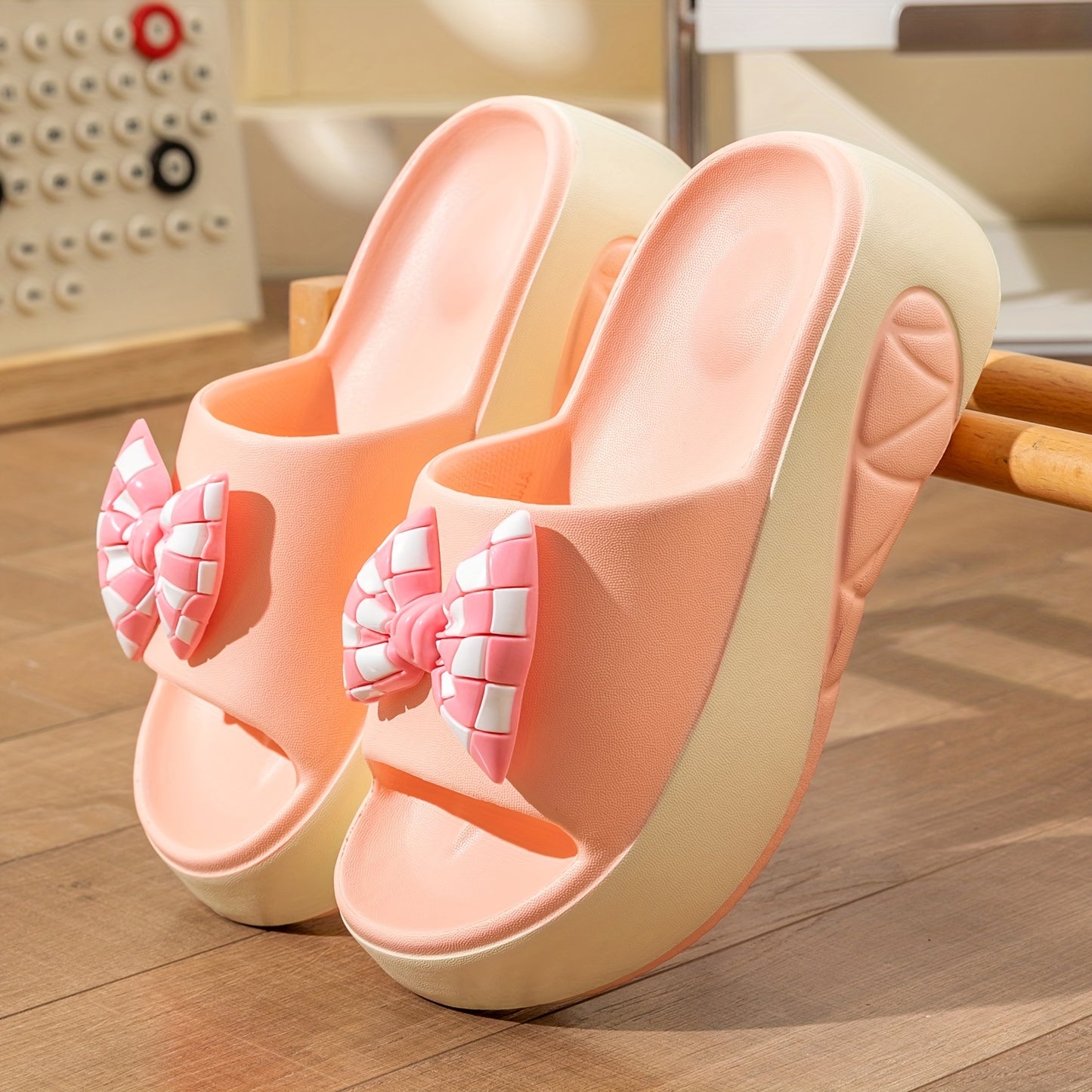 Women's Minimalist Slide Sandals – Thick Platform Slip-On