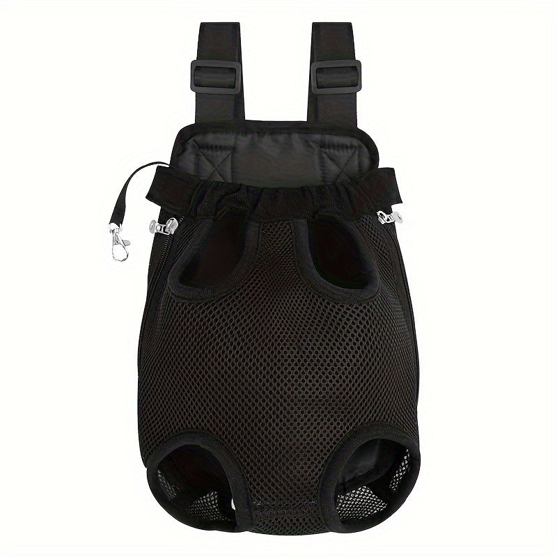 Pet Carrier Backpack for Cats & Small Dogs – Adjustable Breathable Chest Pouch.